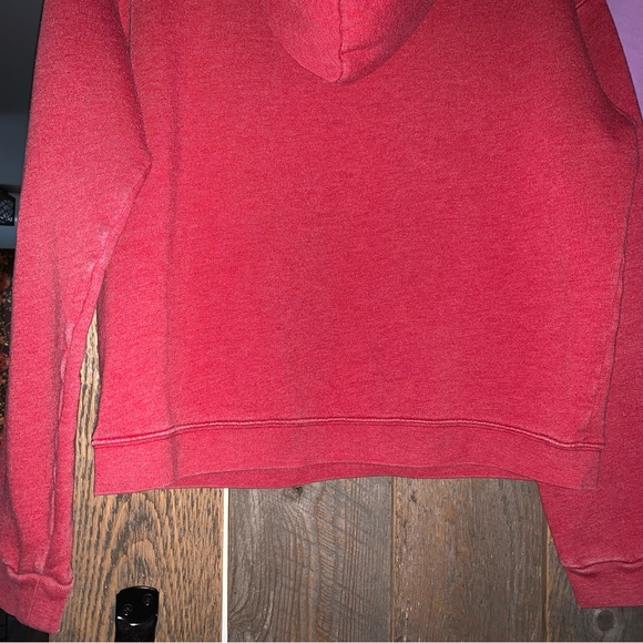 Women’s Junior M VICTORIA SECRET PINK GAP Vintage Pullover Hoodies Red Lavender - Picture 7 of 15